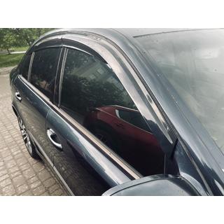 Okenní deflektory SD (4 ks, Sunplex Sport) Mercedes E-сlass W211 2002–2009 fotografie 3