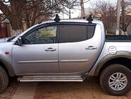 Mitsubishi L200 2006–2015 Ofuky oken (4 ks, Sunplex Sport) fotografie 1