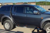 Mitsubishi L200 2006–2015 Ofuky oken (4 ks, Sunplex Sport) fotografie 3