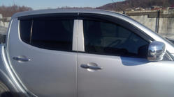 Mitsubishi L200 2006–2015 Ofuky oken (4 ks, Sunplex Sport) fotografie 8