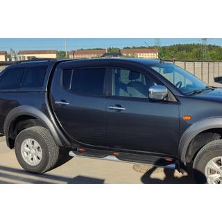 Ofuky oken (4 ks, Sunplex Sport) Mitsubishi L200 2006–2015 fotografie 3