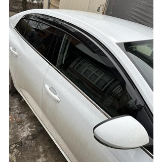 Okenní deflektory SD (4 ks, Sunplex Sport) Renault Megane IV 2016–2025 fotografie 2