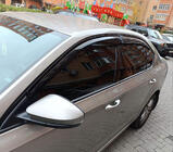 Skoda Octavia III A7 2013–2019 Ofuky oken LiftBack (4 ks, Sunplex Sport) fotografie 3