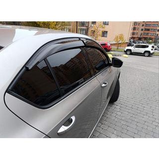 Ofuky oken LiftBack (4 ks, Sunplex Sport) Skoda Octavia III A7 2013–2019 fotografie 4
