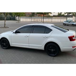 Ofuky oken LiftBack (4 ks, Sunplex Sport) Skoda Octavia III A7 2013–2019 fotografie 2