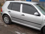 Volkswagen Golf 4 1997–2006 Deflektory oken HB (4 ks, Sunplex Sport) fotografie 3