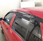 Volkswagen Golf 4 1997–2006 Deflektory oken HB (4 ks, Sunplex Sport) fotografie 1
