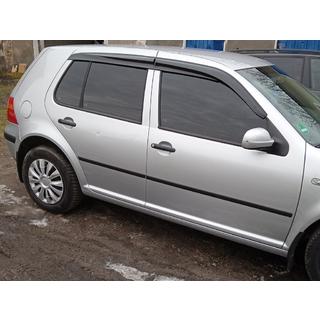 Deflektory oken HB (4 ks, Sunplex Sport) Volkswagen Golf 4 1997–2006 fotografie 3