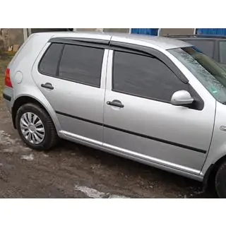 Deflektory oken HB (4 ks, Sunplex Sport) Volkswagen Golf 4 1997–2006 fotografie 3