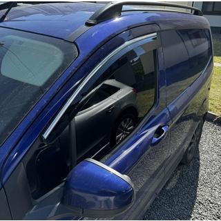 Okenní deflektory s chromovanou lištou (4 ks, Sunplex Chrome) fotografie 4