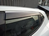 Renault Clio V 2019– Okenní deflektory s chromovanou lištou (4 ks, Sunplex Chrome) fotografie 6