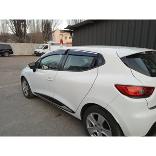 Okenní deflektory s chromovanou lištou (4 ks, Sunplex Chrome) Renault Clio V 2019– fotografie 4