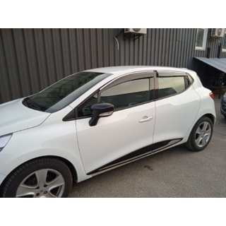 Okenní deflektory s chromovanou lištou (4 ks, Sunplex Chrome) Renault Clio V 2019– fotografie 1