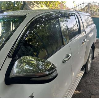 Okenní deflektory s chromovanou lištou (4 ks, Sunplex Chrome) fotografie 3