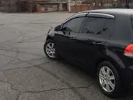 Volkswagen Golf 5 2003–2009 Okenní deflektory s chromovanou lištou (4 ks, Sunplex Chrome) fotografie 4