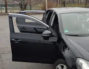 Volkswagen Golf 5 2003–2009 Okenní deflektory s chromovanou lištou (4 ks, Sunplex Chrome) fotografie 10