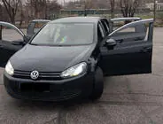 Volkswagen Golf 5 2003–2009 Okenní deflektory s chromovanou lištou (4 ks, Sunplex Chrome) fotografie 11