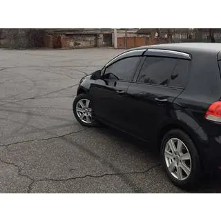Okenní deflektory s chromovanou lištou (4 ks, Sunplex Chrome) fotografie 4