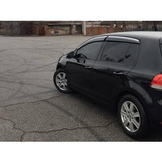 Ofuky oken s chromovou lištou HB (4 ks, Sunplex Chrome) fotografie 4