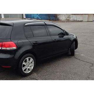 Ofuky oken s chromovou lištou HB (4 ks, Sunplex Chrome) fotografie 2