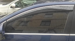 Volkswagen Passat B7 2012–2015 Okenní deflektory s chromovanou lištou SD (4 ks, EU, Sunplex Chrome) fotografie 2