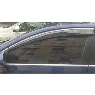 Okenní deflektory s chromovanou lištou SD (4 ks, EU, Sunplex Chrome) Volkswagen Passat B7 2012–2015 fotografie 2