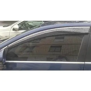 Okenní deflektory s chromovanou lištou SD (4 ks, EU, Sunplex Chrome) fotografie 2