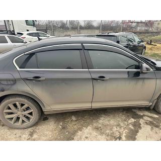 Ofuky oken s chromovanou lištou SD (4 ks, Sunplex Chrome) fotografie 3