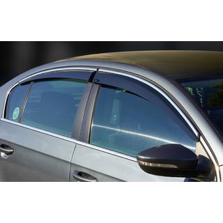 Ofuky oken s chromovanou lištou SD (4 ks, Sunplex Chrome) fotografie 1