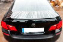 BMW řada 5 F10/F11 2010–2016 Lip spoiler Sunplex (pro F10, černý) fotografie 16