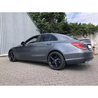 Lip spoiler (Sunplex, černý) (125,9 cm × 6 cm) Mercedes C-Class W205 2014–2021 fotografie 3