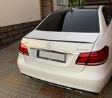 Mercedes E-Class W212 2009–2016 Lip spoiler (Sunplex, černý) (130,5 cm × 5,8 cm) fotografie 2