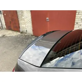 Lip spoiler (Sunplex, černý) (118,5 cm × 5,5 cm) Peugeot 301 2012– fotografie 1