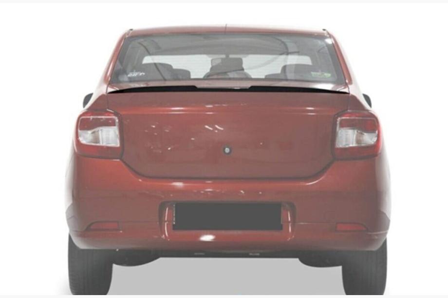 Renault Logan II 2013–2022 Lip spoiler (Sunplex, černý) (118,5 cm × 5,5 cm) Fotografie 3