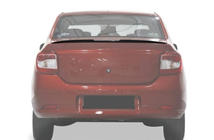 Dacia Logan II 2013–2022 Lip spoiler (Sunplex, černý) (118,5 cm × 5,5 cm) fotografie 3