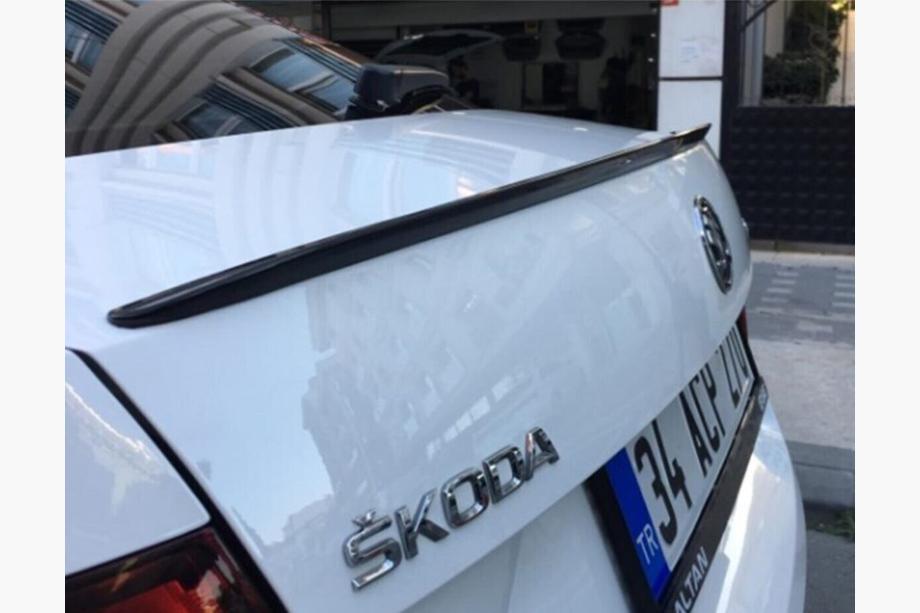 Skoda Octavia III A7 2013–2019 Lip spoiler (Sunplex, černý) (115,4 cm × 6 cm) Image