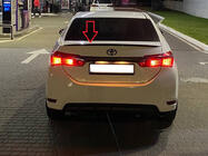 Toyota Corolla 2013–2019 Lip spoiler (Sunplex, černý) (118 cm × 6,4 cm) fotografie 3