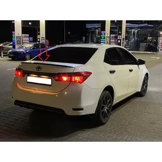 Lip spoiler (Sunplex, černý) (118 cm × 6,4 cm) Toyota Corolla 2013–2019 fotografie 4