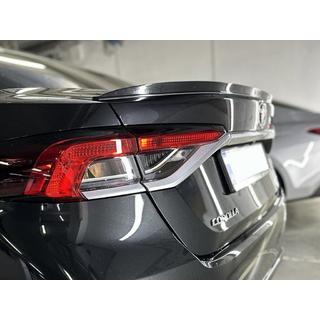 Lip spoiler (Sunplex, černý) (117,9 cm * 5,5 cm) Toyota Corolla 2019– fotografie 4