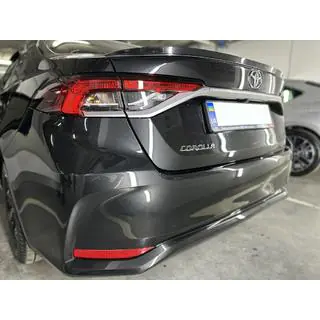 Lip spoiler (Sunplex, černý) (117,9 cm * 5,5 cm)