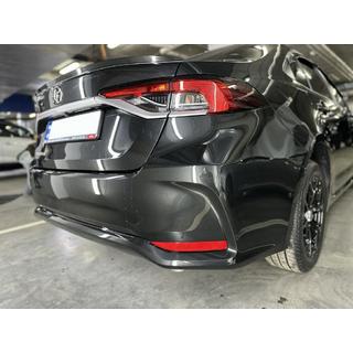 Lip spoiler (Sunplex, černý) (117,9 cm * 5,5 cm) Toyota Corolla 2019– fotografie 3