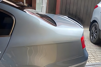 Volkswagen Jetta 2006–2011 LIP spoiler (Sunplex, černý) (115,8 cm × 6,3 cm) fotografie 3