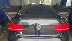Volkswagen Passat B7 2012–2015 Lip spoiler (Sunplex, černý, pro EU) (115,8 cm × 6,3 cm) fotografie 6
