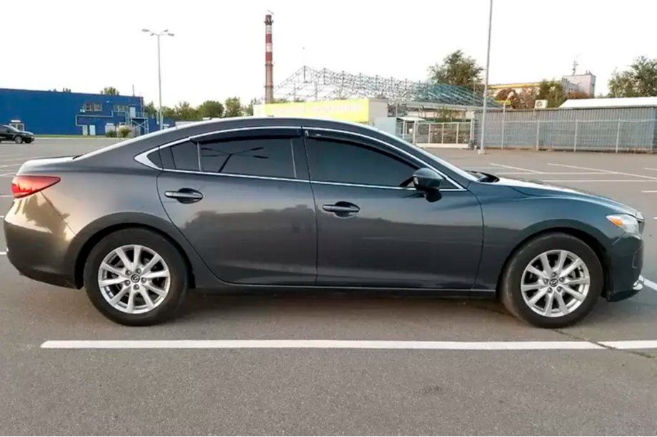 Mazda 6 2012–2024 Okenní deflektory s chromovanou lištou SD (4 ks, HIC) Image