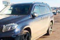 Mercedes GLE W167 2018– Deflektory oken s chromovanou lištou (4 ks, HIC) fotografie 1