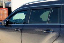 Mercedes GLE W167 2018– Deflektory oken s chromovanou lištou (4 ks, HIC) fotografie 3