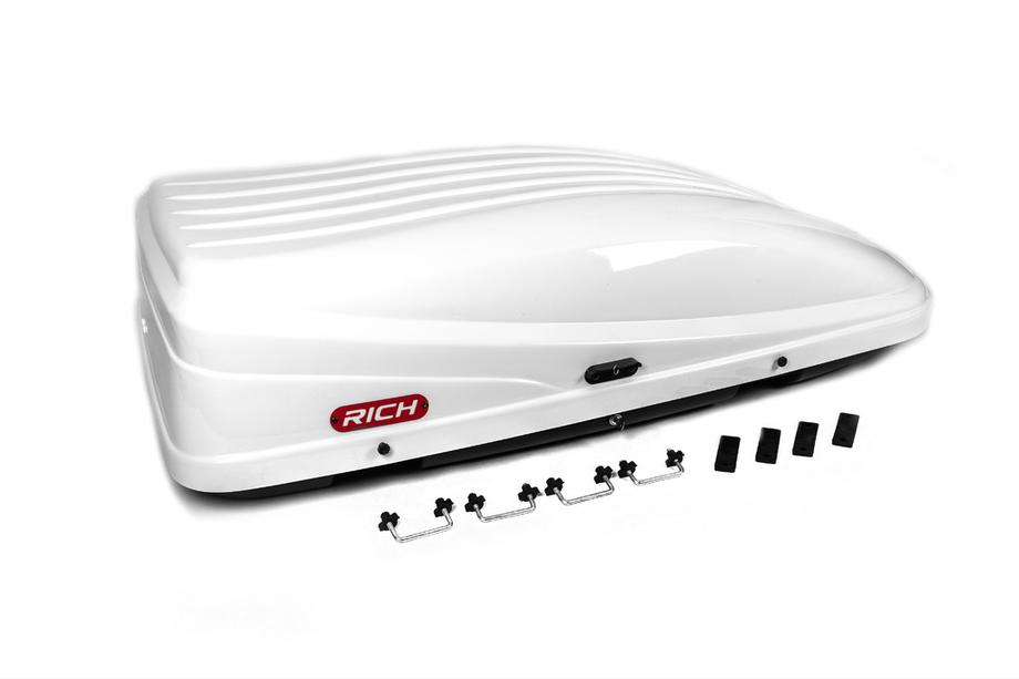 Střešní box RICH bílý lesk (390 l) Image