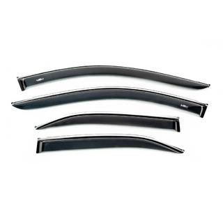 Okenní deflektory s chromovanou lištou (USA, 4 ks, HIC) Toyota Camry 2006–2011 fotografie 1