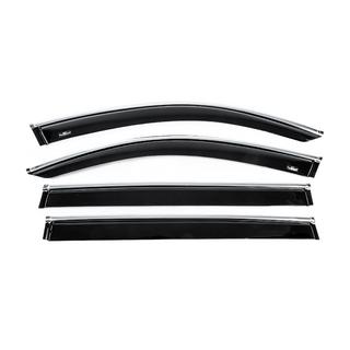 Ofuky oken s chromovanou lištou Allspace LWB (4 ks, HIC) Volkswagen Tiguan 2016–2023 fotografie 1