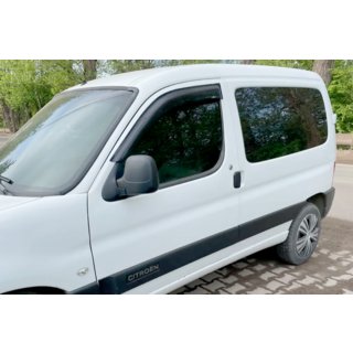 Okenní deflektory 11 cm (2 ks, HIC) Citroen Berlingo 1996–2008 fotografie 1